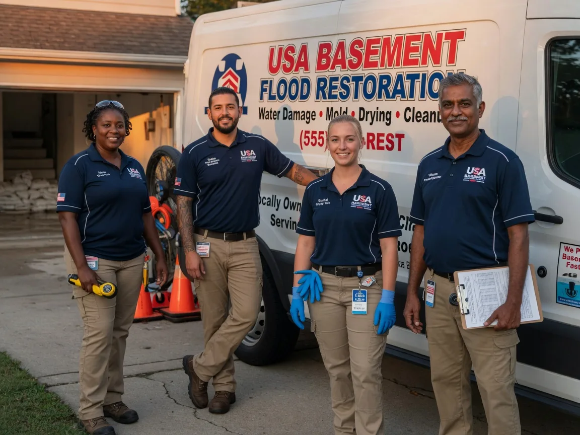 Basement Flood Cleanup company in Fairdale, ND